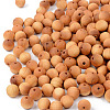 Natural Wood Beads WOOD-R268-10mm-1