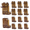 12Pcs 2 Styles Cowboy Boot Shape Paper Gift Tote Bags Kits ABAG-WH0083-013B-1