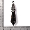 Natural Tiger Eye Pointed Big Pendants G-Q184-02L-AS-3