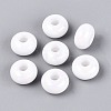 Valentine's Day Opaque Acrylic European Beads OACR-E033-19M3-6