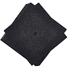 Square EVA Glitter Graduation Cap Topper Stickers DIY-WH20053-05C-1