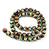 Handmade Foil Glass Beads LAMP-K039-37A-2