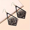 Iron Wood Dangle Earrings for Women WG05794-06-1