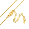 Brass Box Chain Necklaces for Women NJEW-G084-12G-2