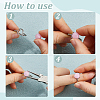 925 Sterling Silver Adjustable Ring Findings STER-WH0009-40B-4
