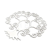 Tree of Life 201 Stainless Steel 3D Rotating Hanging Wind Spinner STAS-Z116-02P-03-2