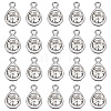 20Pcs Faceted Glass Charms RGLA-TADJ0001-01K-2