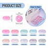 150G 10 Colors Glass Seed Beads SEED-TA0001-64-4