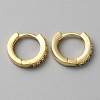 Brass Micro Pave Cubic Zirconia Hoop Earrings EJEW-WH0010-13A-G-1