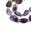 Natural Amethyst Beads Strands G-Q023-D01-02-4