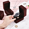 Wood & Velvet Organizer Boxes CON-WH0110-336B-3