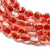 Two Tone Resin Beads Strands GLAA-T035-02D-2