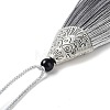 Nylon Tassels Big Pendant Decorations HJEW-G010-A12-10