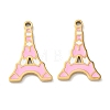 304 Stainless Steel Enamel Pendants SA-CBA7876-06G-1