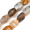 Natural Yellow Botswana Agate Beads Strands G-F796-C05-01-2