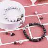 Heart & Round Magnetic Clasp Couple Bracelets DIY Making Kits DIY-SZ0006-27-5