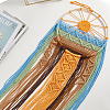 Hand-Woven Polyester Macrames Wall Decorations HJEW-WH20020-003C-7