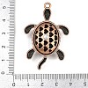 Alloy Crystal Rhinestone Big Pendants AL-CBA2376-24R-3