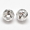 Fancy Cut 925 Sterling Silver Round Beads STER-F012-08E-1