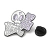 Halloween Skull Enamel Pin JEWB-E023-07EB-02-3