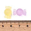 Frosted Transparent Acrylic Beads FACR-C001-01D-3