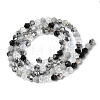 Electroplate Glass Beads Strands X-EGLA-D018-02C-2