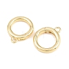 Brass Spring Gate Rings KK-P353-16G-2