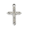 Alloy Rhinestone Pendants PALLOY-P308-08P-1