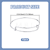 15Pcs Stainless Steel Adjustable Bangle Making BJEW-UN0001-64MS-3