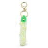 Flower PVC Rope Keychains KEYC-B015-01LG-06-1