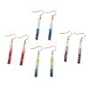 Dyed Natural Malaysia Jade Dangle Earrings EJEW-JE06874-2