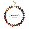Acrylic & Resin Beaded Necklaces with 316 Surgical Stainless Steel End Chains for Women WG51C81-04-1