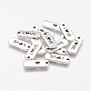 Tibetan Style Alloy Rectangle with Word Love Pendants LS-X-TIBEP-Q043-069-RS-1