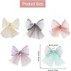 30Pcs 5 Colors Handmade Polyester Organza Bowknot Ornament Accessories DIY-CA0004-79-2