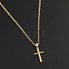 Cross Alloy Pendant Necklaces WGAF0E8-16-1