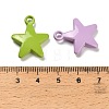 Baking Paint Acrylic Pendants OACR-H059-04-3