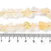 Raw Rough Natural Citrine Beads Strands G-B065-C11-5