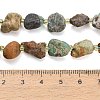 Raw Rough Natural HuBei Turquoise Beads Strands G-A322-B03-02-4