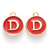 Golden Plated Enamel Alloy Charms ENAM-SZ0001-26C-D-2