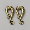 Alloy S-Hook Clasps FIND-WH20007-119AB-1