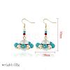 Handmade Iron Acrylic Dangle Earrings for Women GE3753-5-2