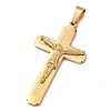304 Stainless Steel Big Pendants STAS-H256-02G-2