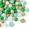 88Pcs 12 Style Silicone Beads SIL-TA0001-21-13