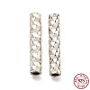 925 Sterling Silver Tube Beads STER-Q191-02S-1