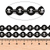 201 Stainless Steel Flat Round Link Chains Chains CHS-F024-08EB-2