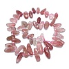 Synthetic Strawberry Quartz Beads Strands G-G106-J06-01-2