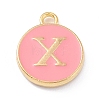 Golden Plated Alloy Enamel Charms LS-ENAM-Q437-14X-1