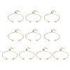 Rack Plating Adjustable Brass Slider Bracelets YS-TAC0001-14G-20