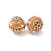 Handmade Resin Indonesia Round Beads IPDL-P005-16KCG-01-2