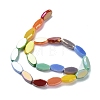 Electroplate Glass Beads Strands EGLA-C004-03-2